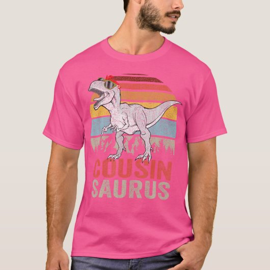 T-shirt Cousinsaurus T Rex Dino Cousin Saurus Dinosaur Gir (Devant)