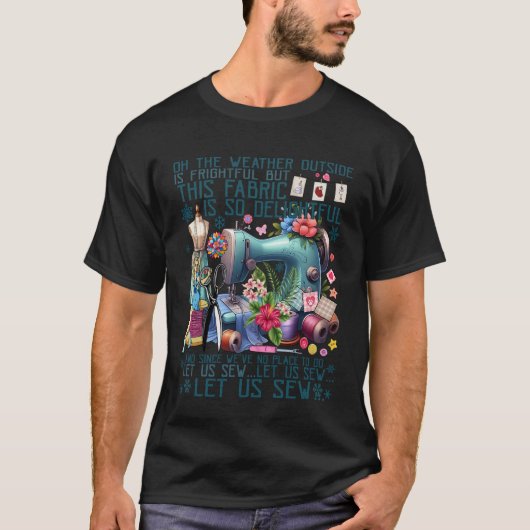 T-shirt Cousons Drôle De Couture De Patchwork Mignon Flora (Devant)