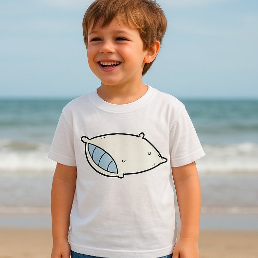 T-shirt Coussin de dessin animé avec géant