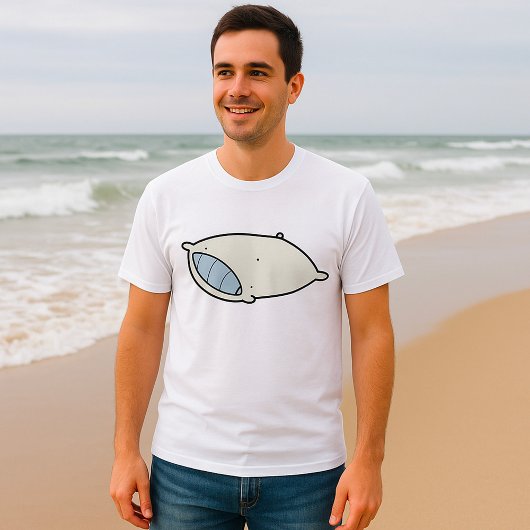 T-shirt Coussin de dessin animé avec géant