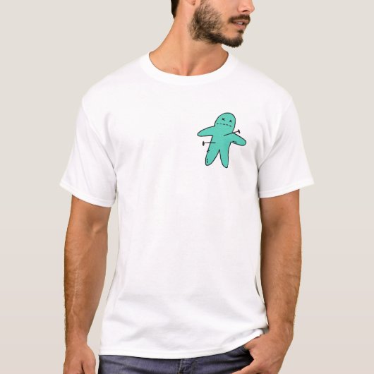 T-shirt coussin de goupille (Devant)