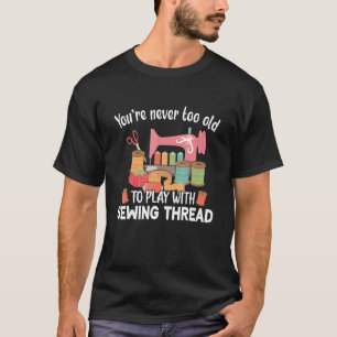 T-shirt Coussin Pour L'Égout Ou La Couture De La Dame Et L