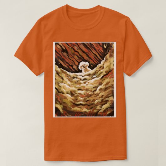 T-shirt Coussin précieux (Design devant)