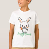 T-shirt Cousu Bunny Kawaii personnalisé (Devant)