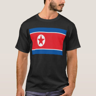 T-shirt Coût bas ! Drapeau de la Corée du Nord