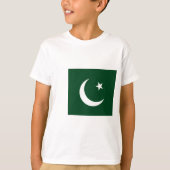 T-shirt Coût bas ! Drapeau du Pakistan (Devant)