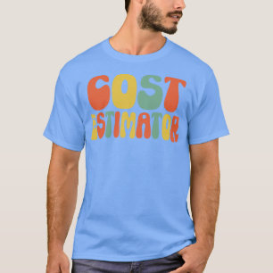 T-shirt coût estimateur titre du travail vintage rétro
