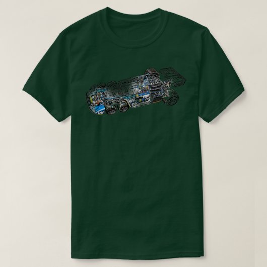 T-shirt Coutaway Tyrell P34 (Design devant)