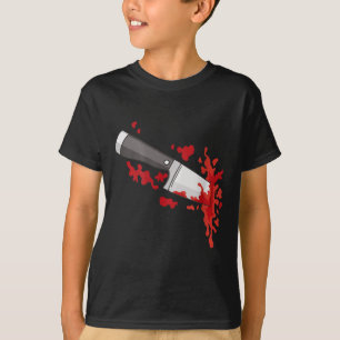 T-shirt Couteau Dans Le Ck Halloween Costume De Meurtre Co