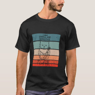 T-shirt Couteau de chat petit combat sensible humour migno