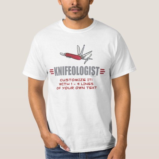 T-shirt Couteaux amusants (Devant)