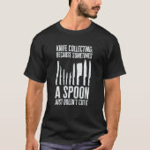T-shirt Couteaux Collector Collecte Couteau Fabricant Kniv (Devant)
