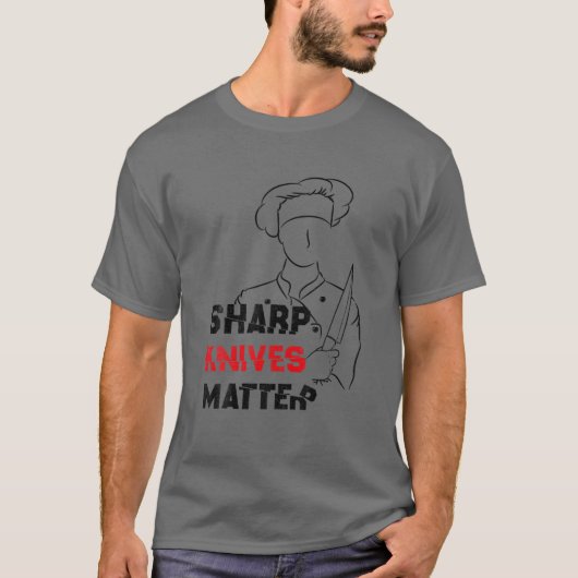 T-shirt Couteaux Sharp Matter Funny Outfit 2022 (Devant)