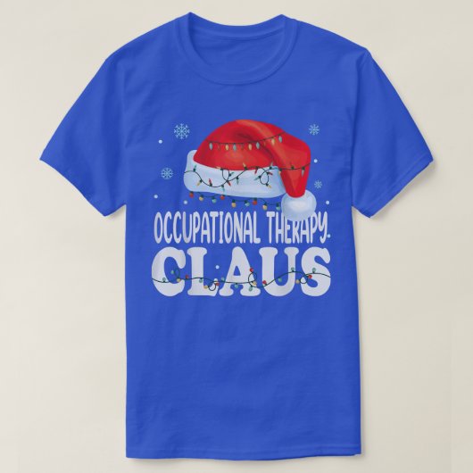 T-shirt Coûts correspondants de Noël des cours d'ergothéra (Design devant)