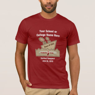 T-shirt Coutume de croisière d'obtention du diplôme
