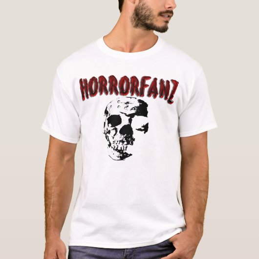T-shirt coutume de horrorfanz rôdant complètement (Devant)