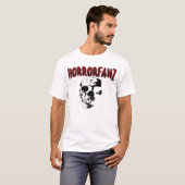 T-shirt coutume de horrorfanz rôdant complètement (Devant entier)
