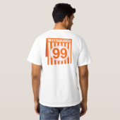 T-shirt Coutume de Wattaburger (Dos entier)