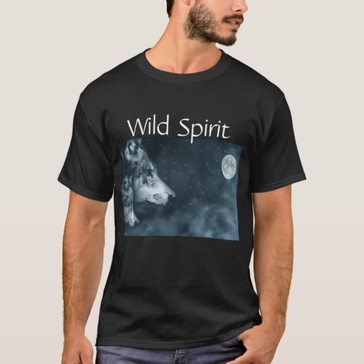 T-shirt Coutume d'esprit de loup (Devant)