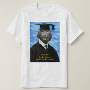 T-shirt Coutume drôle d'annuaire de Macaque de singe