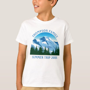 T-shirt Coutume Famille Réunion Voyage Cute Colorado Enfan