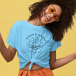 T-shirt Coutume Printemps Pause Été Voyage de petite amie<br><div class="desc">Découvrez le minimalisme chic de la pause printanière avec ce tee-shirt personnalisé célébrant l'évasion de votre équipe de filles ! Déposez les slogans touristiques et montrez l'esprit sophistiqué de votre équipe avec un logo élégant et moderne qui met en vedette votre destination choisie. Chaque regard murmure : "Les vacances de...</div>
