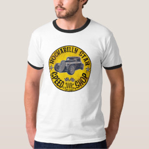 T-shirt Coutumes et hot rod