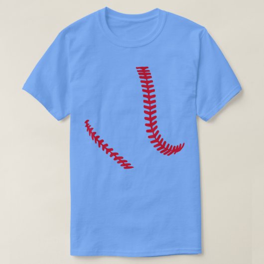 T-shirt Couture de base-ball (Design devant)