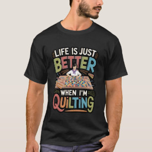 T-shirt Couture de patchwork drôle Tricotage Patchworkers