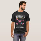 T-shirt Couture de patchwork Nous sommes plus que des ami (Devant entier)