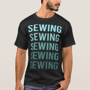 T-shirt Couture de texte sarcelle
