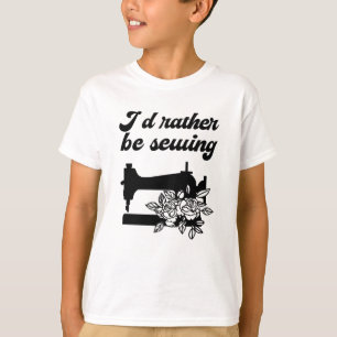 T-shirt Couture - J'aimerais mieux coudre