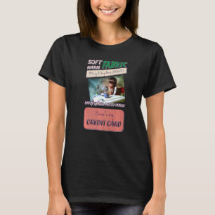 T-shirt Couture pour femmes Fabric Crazy Quilt Lady Craft