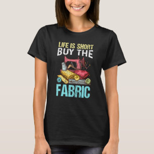 T-shirt Couturière courte vie acheter tissu égouttoir cour