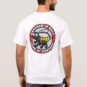 T-shirt Couvert dans la chemise 3 des abeilles 2 (Dos)