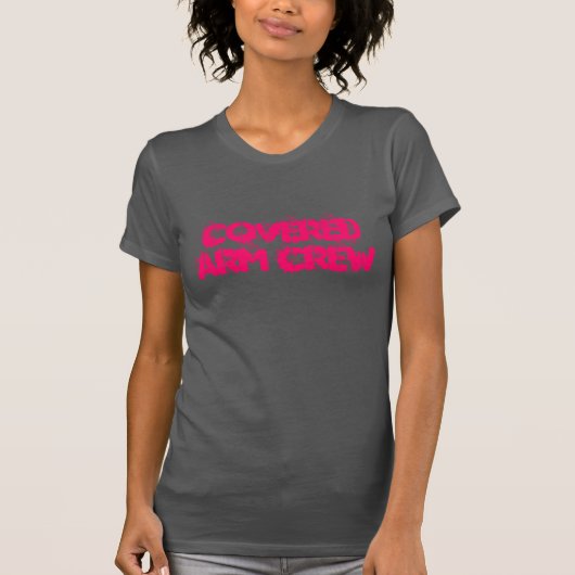 T-shirt couvert d'équipage de bras (Devant)