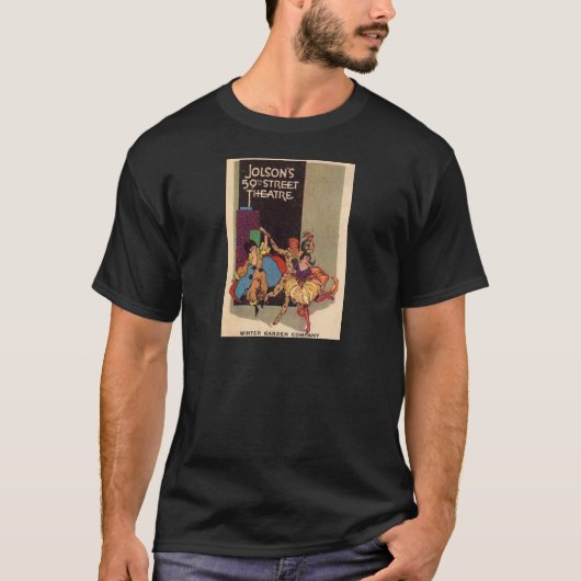 T-shirt Couverture 1923 d'affiche du théâtre d'Al Jolson (Devant)