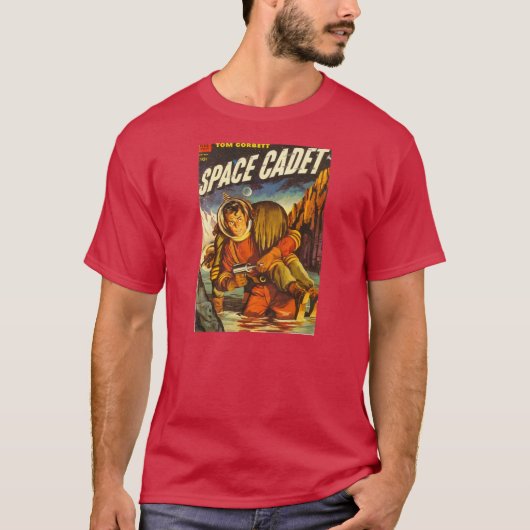 T-shirt Couverture 1954 de bande dessinée de la science (Devant)
