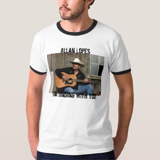 T-shirt Couverture, Allan LopesI'm chantant avec vous (Devant)