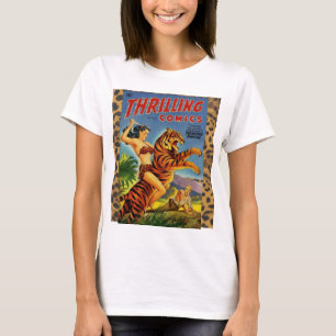 T-shirt Couverture comique de jungle vintage
