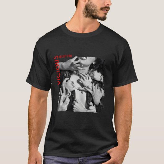 T-shirt Couverture d'album vicieux Halestorm (Devant)