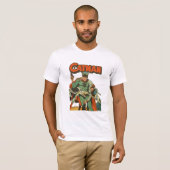T-shirt Couverture de bande dessinée Cat-Man (Devant entier)