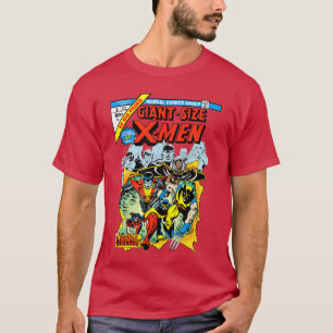 T-shirt Couverture de bande dessinée rétro Marvel XMen Gia