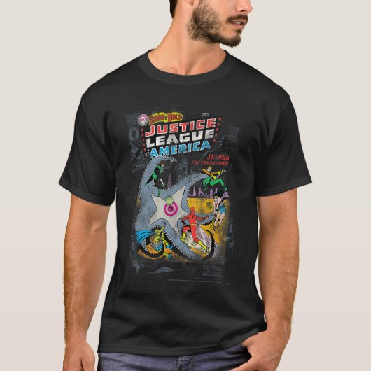 T-shirt Couverture de comic DC Comics Justice League Starr (Devant)