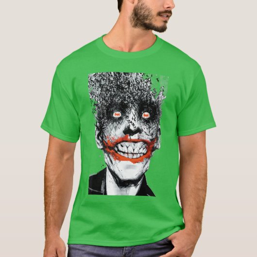T-shirt Couverture de comic DC Joker Bats Jock fille (Devant)