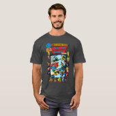 T-shirt Couverture de la bande dessinée DC Comics Justice (Devant entier)