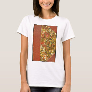 T-shirt Couverture de livre antique, motif de tourbillon o