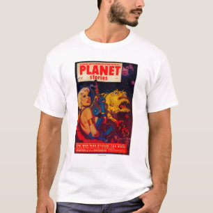 T-shirt Couverture de magazine d'histoires de planète
