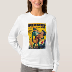 T-shirt Couverture de magazine d'histoires de planète 4