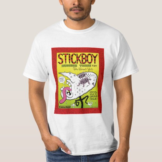 T-shirt Couverture de Stickboy #3 (Devant)